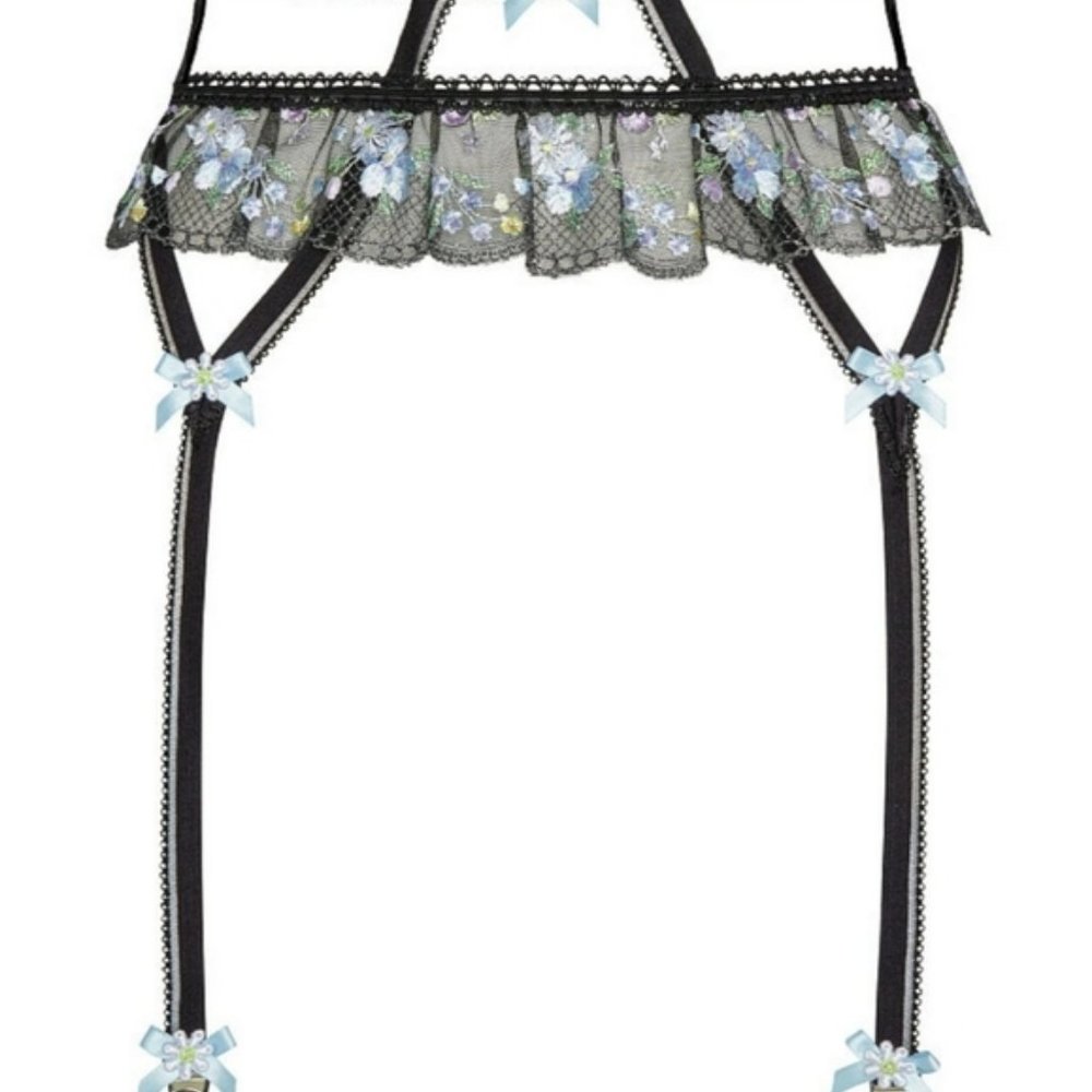 For Love & lemons Elektra Daisy Garter Cincher M NWT - Picture 3 of 6